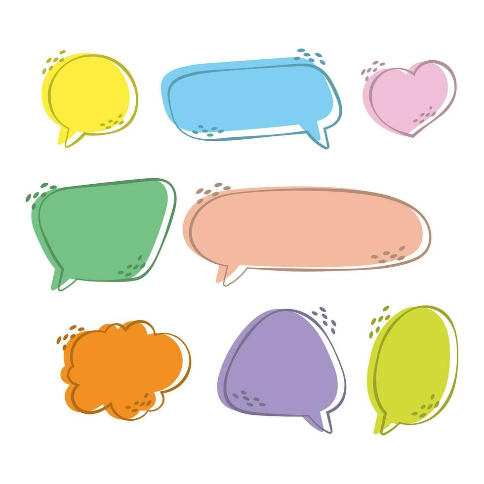 speech bubble vector