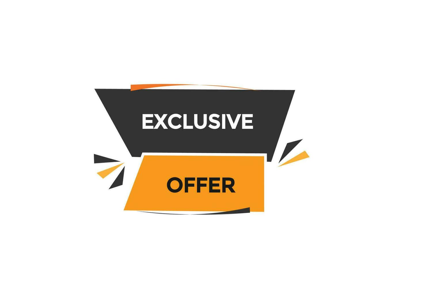 new exclusive offer  website, click button, level, sign, speech, bubble  banner, vector