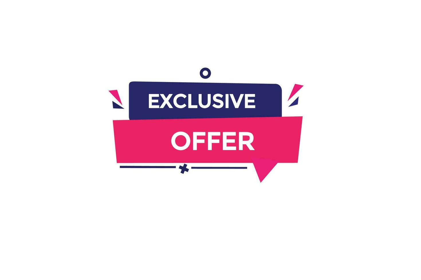 new exclusive offer  website, click button, level, sign, speech, bubble  banner, vector