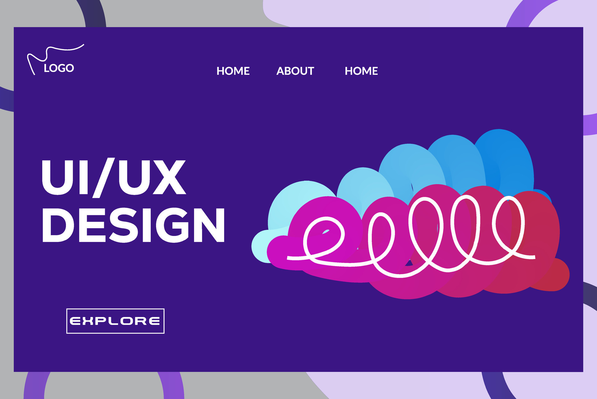 landing page design templates illustrator 33497486 Vector Art at Vecteezy