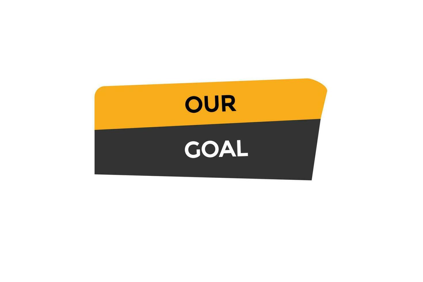 nuevo nuestra objetivo sitio web, hacer clic botón, nivel, firmar, discurso, burbuja bandera, vector
