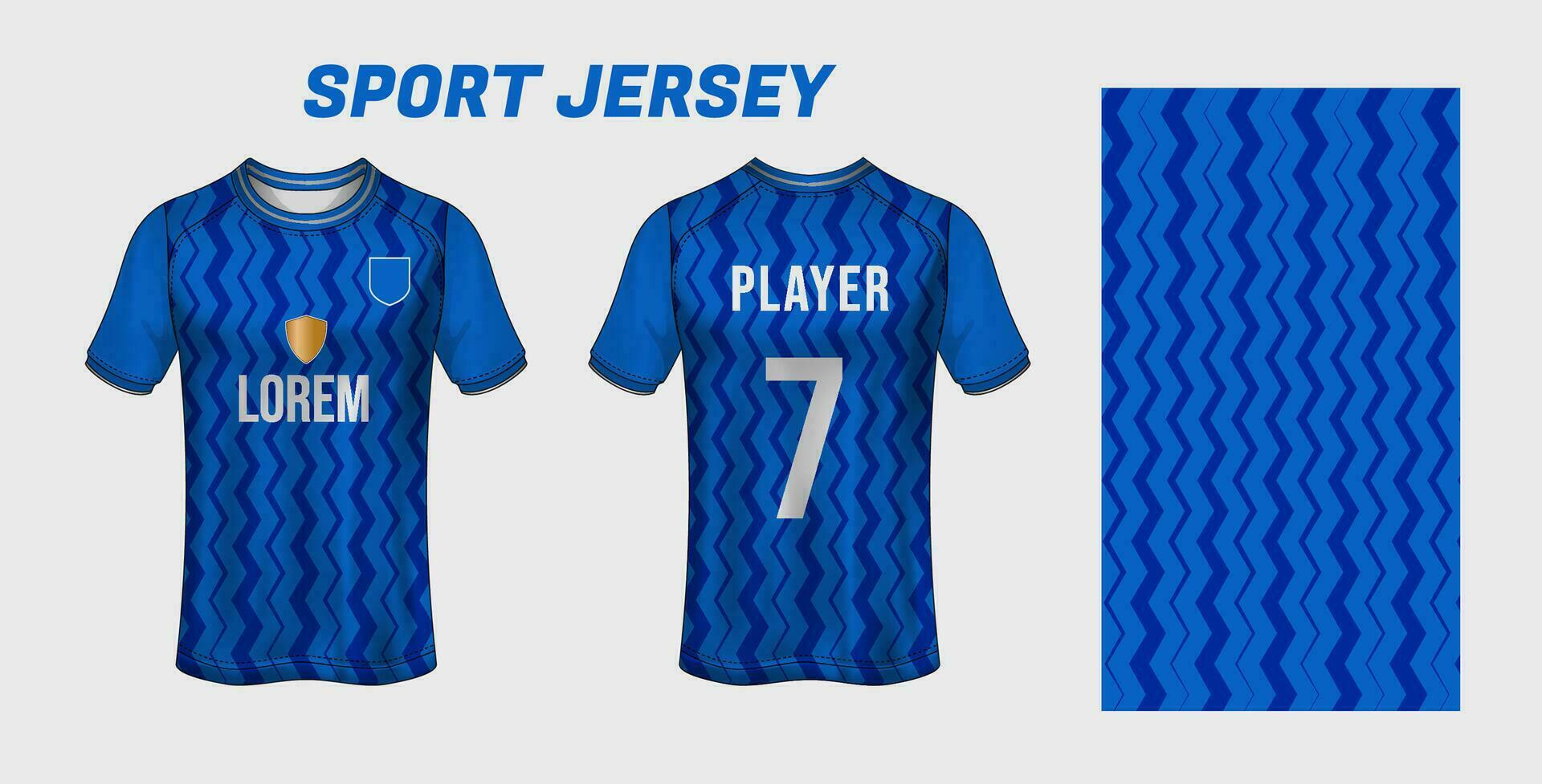 deporte jersey diseño tela textil para sublimación vector