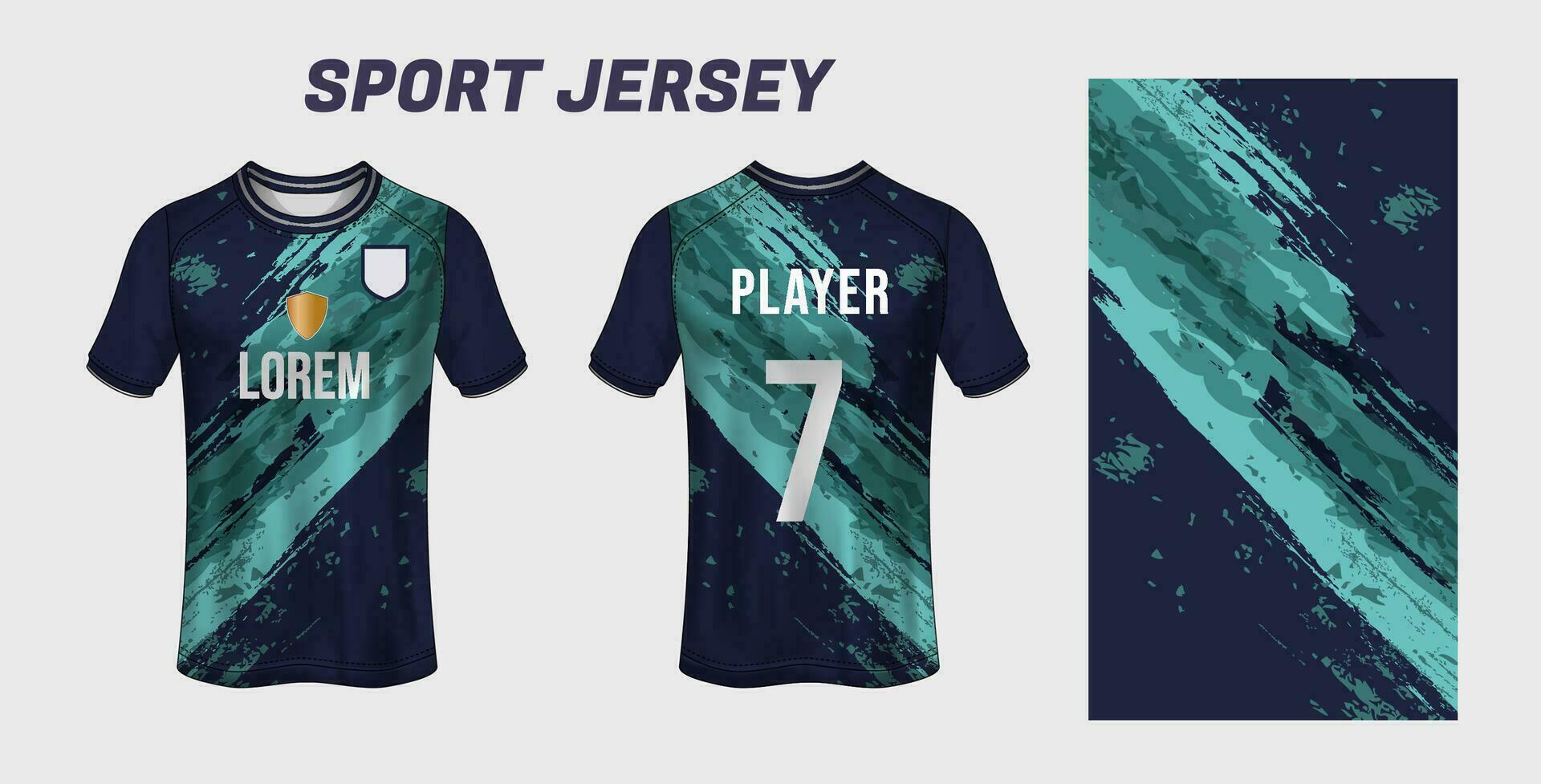 deporte jersey diseño tela textil para sublimación vector