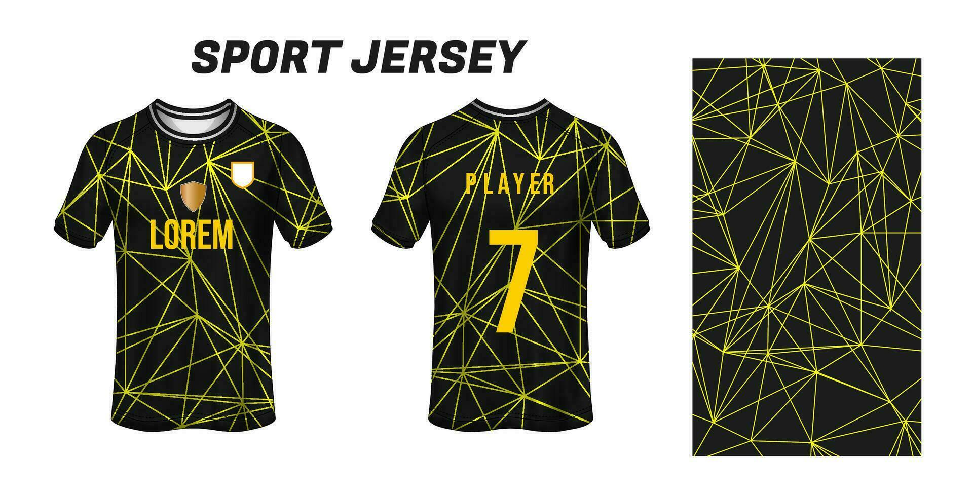 deporte jersey diseño tela textil para sublimación vector