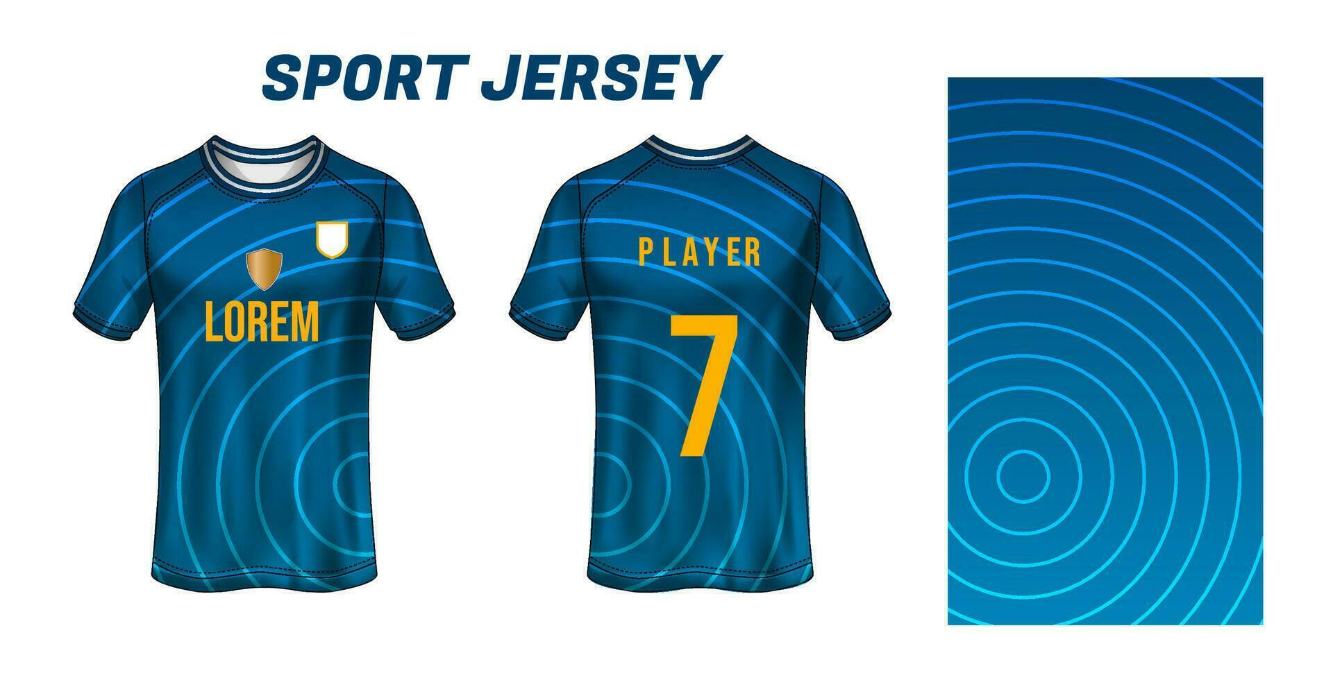 deporte jersey diseño tela textil para sublimación vector