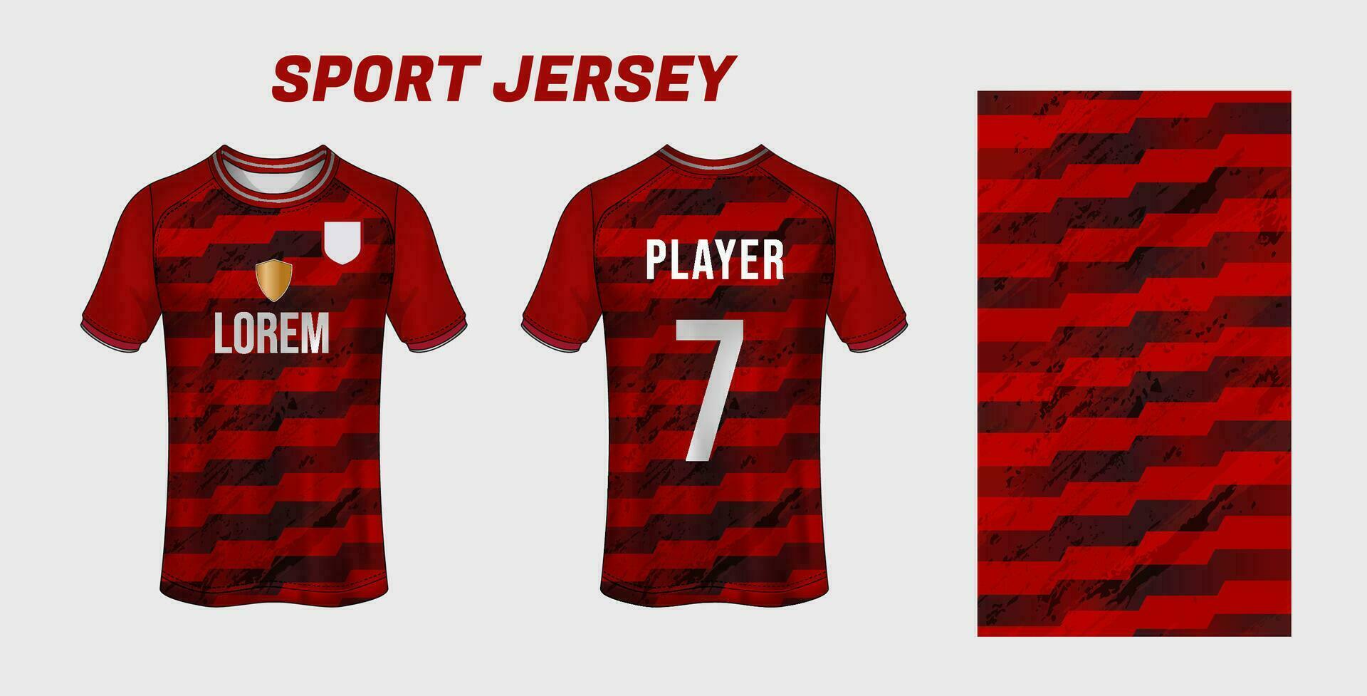 deporte jersey diseño tela textil para sublimación vector