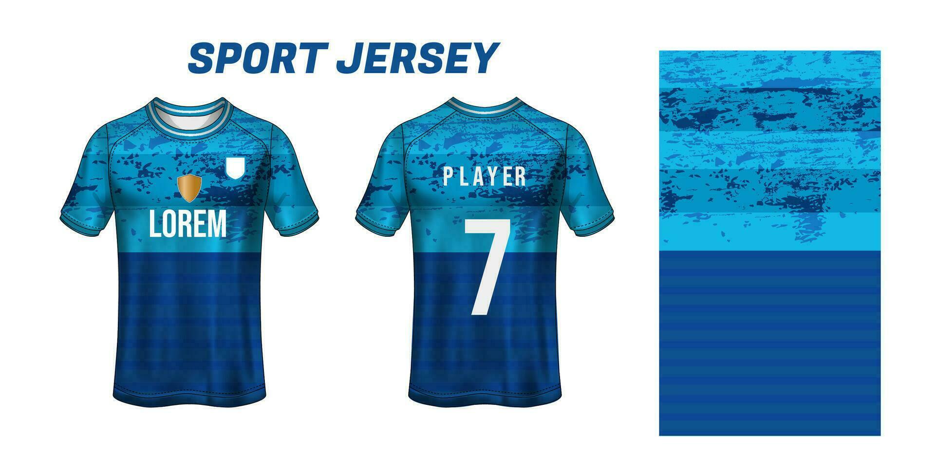 deporte jersey diseño tela textil para sublimación vector