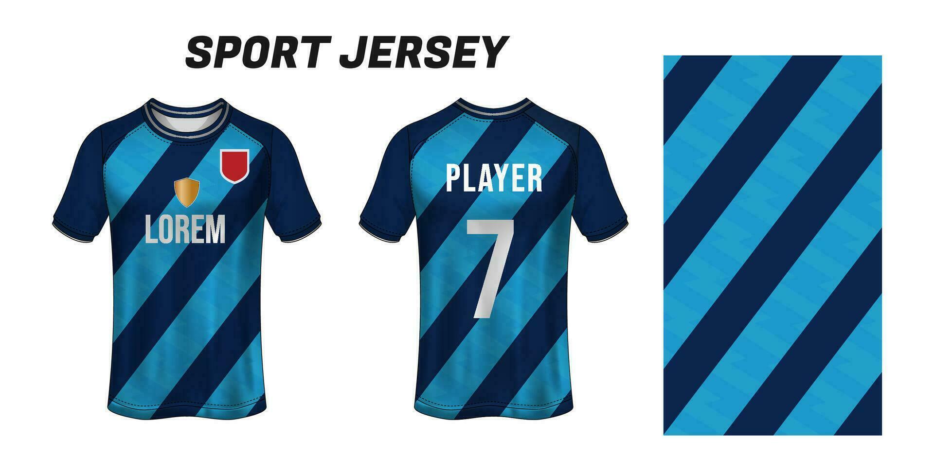 deporte jersey diseño tela textil para sublimación vector