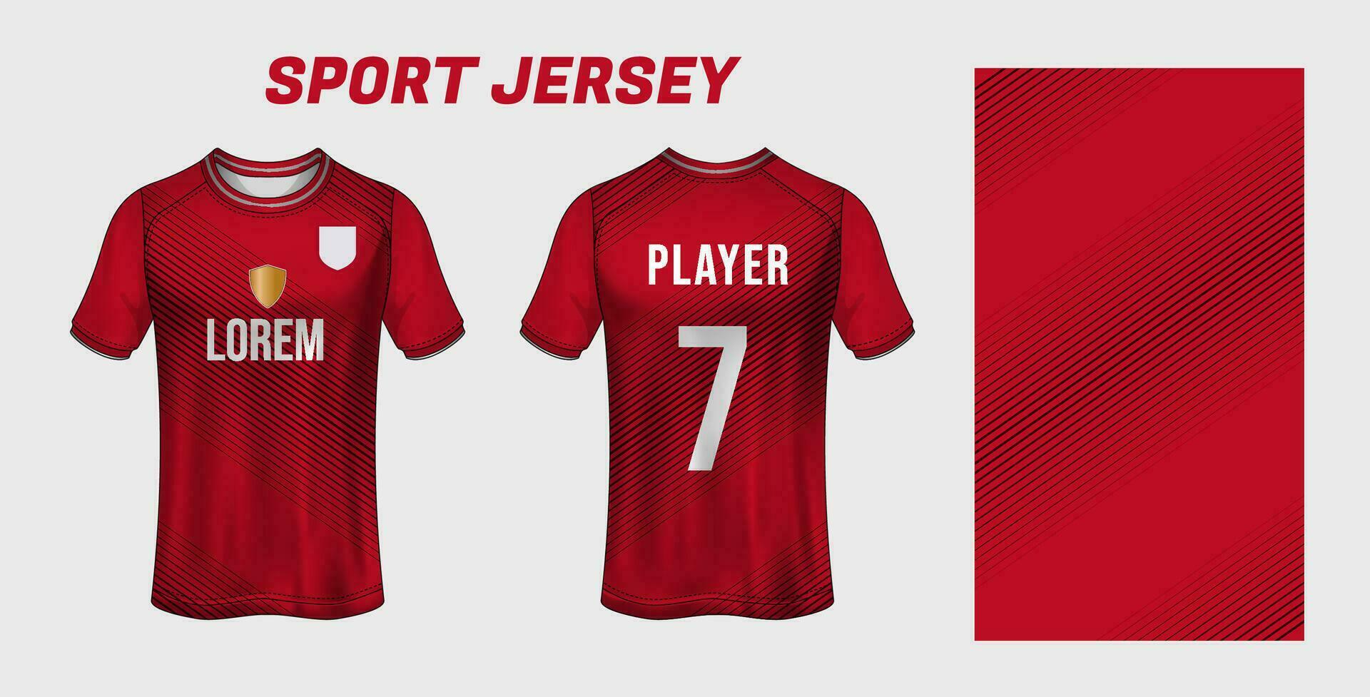 Sport Jersey Design Fabric Textile for Sublimation vector