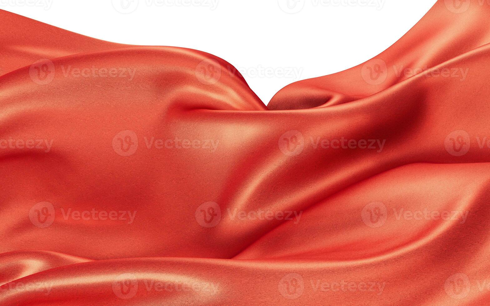 Flowing wave cloth background, 3d rendering. photo