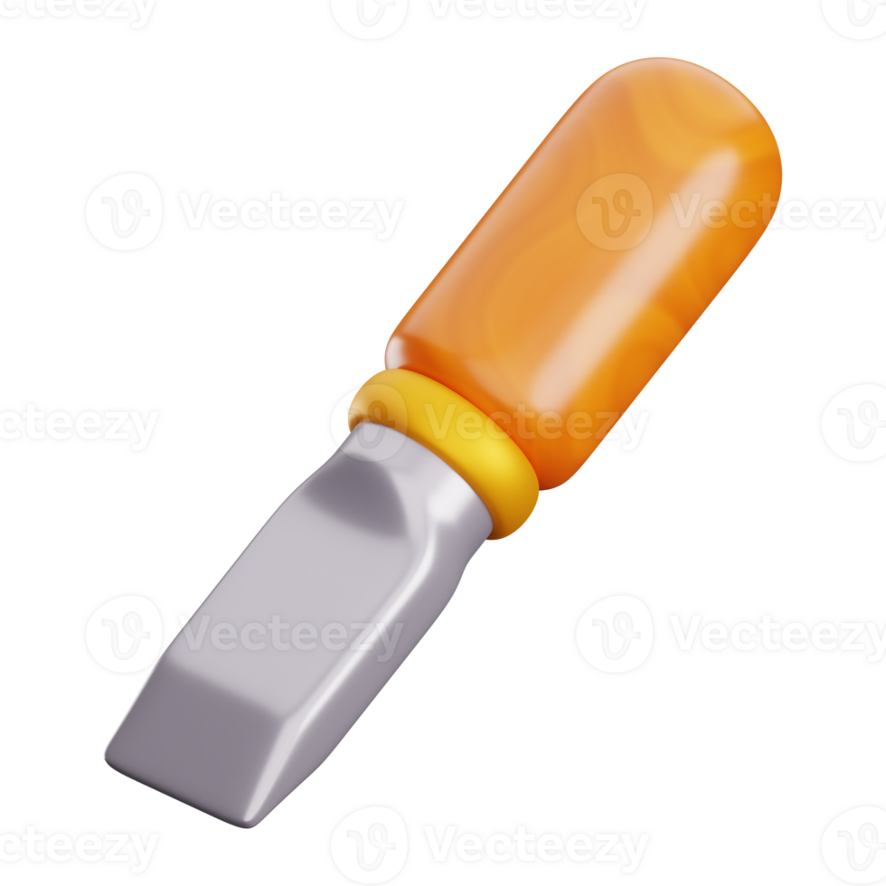 3D Chisel Illustration png