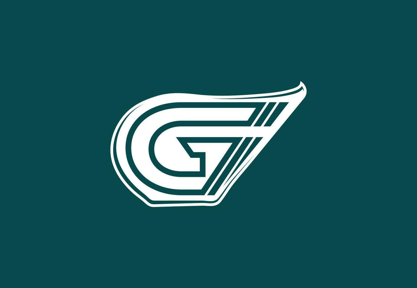 Plantilla de diseño de logotipo e icono de letra G vector