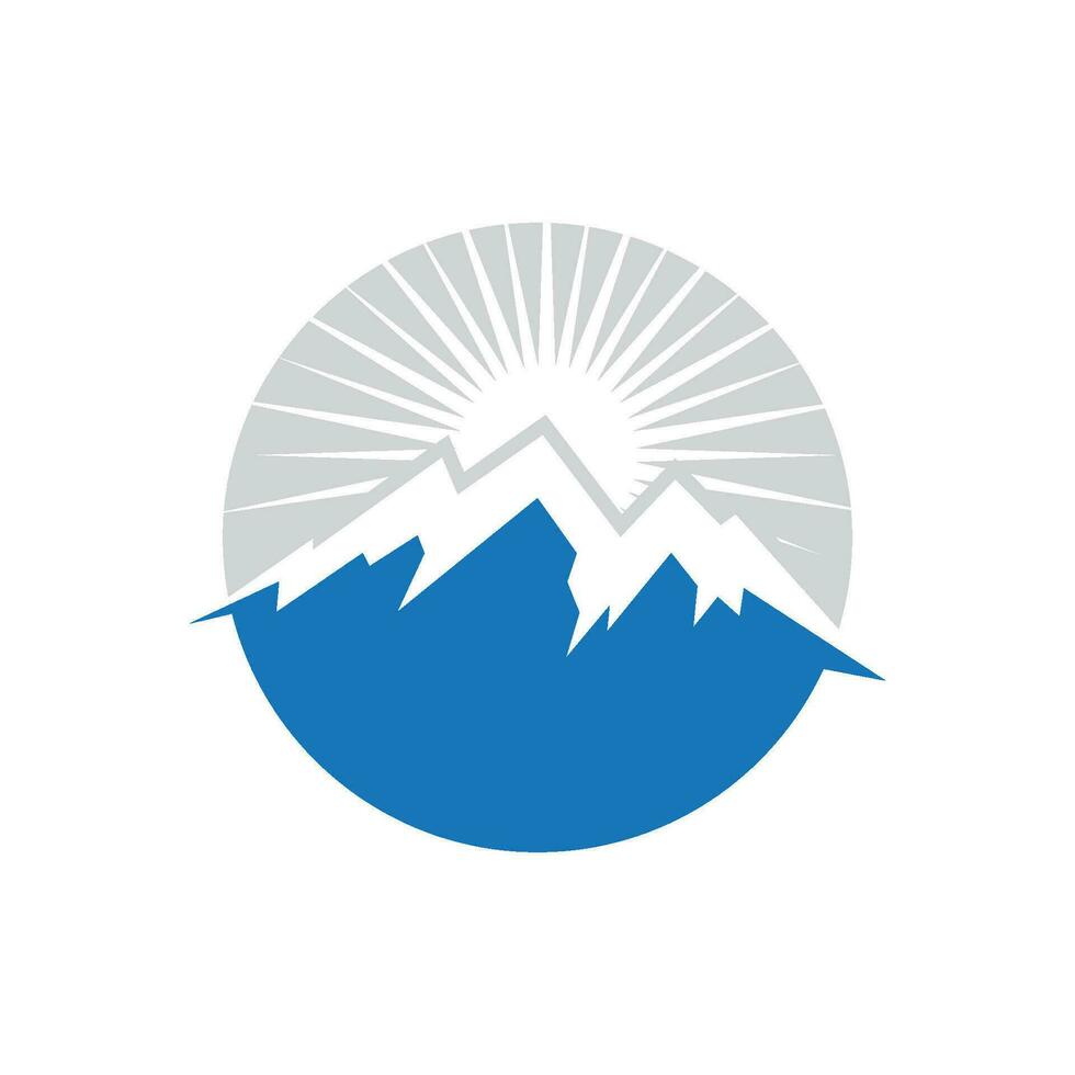 Mountain icon Logo vector