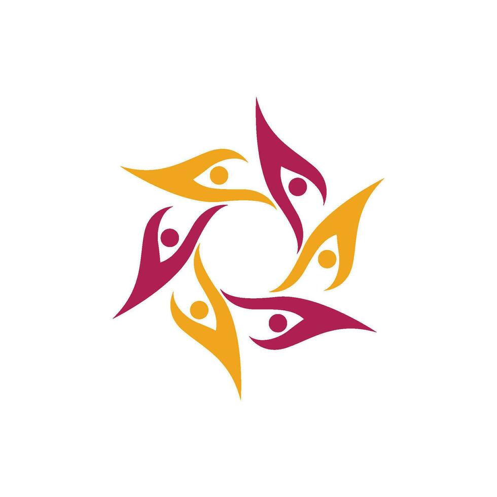 Community, network and social icon vector