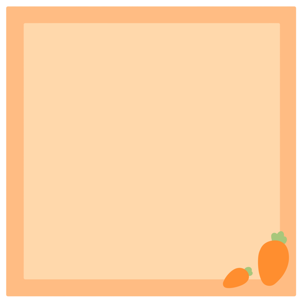 Carrots on frame png