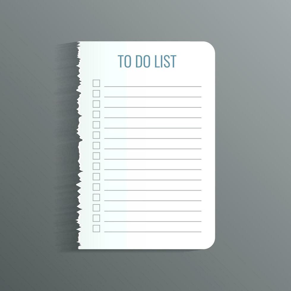To do list or planning icon in flat style. Paper sheet with clipboard vector illustration on isolated background. Checkbox plan sign business concept.