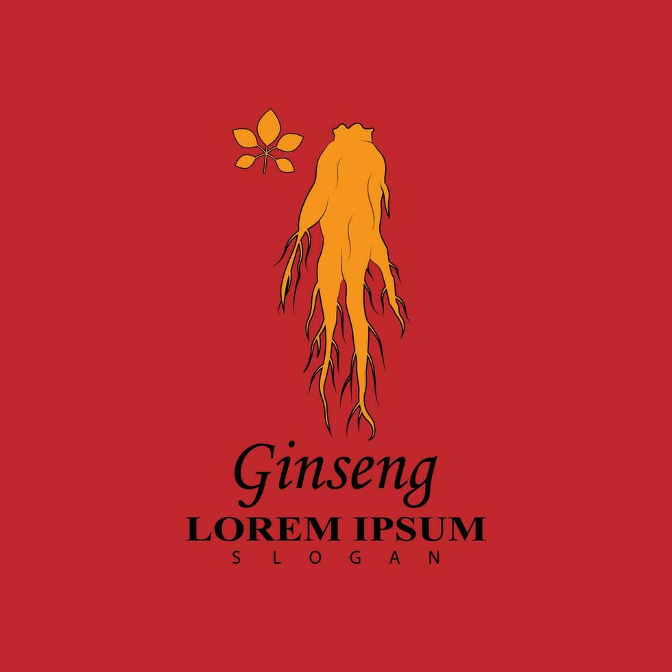 ginseng vector icono ilustración diseño modelo en blanco antecedentes