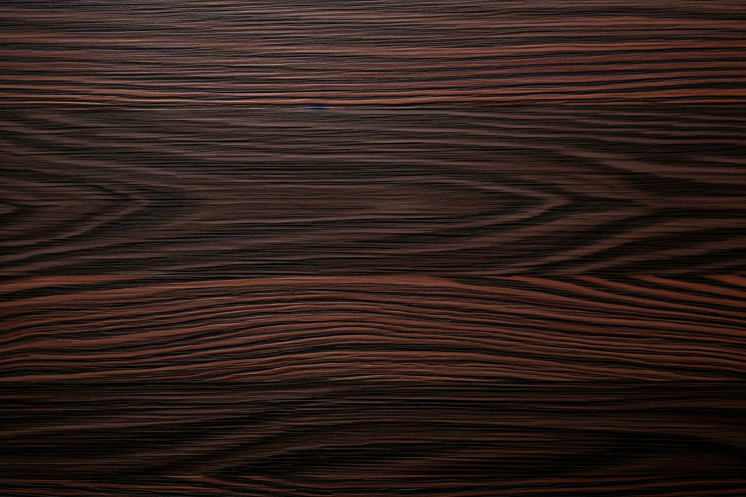 Wenge wood known for its dark brown to black color and linear grain wood texture, AI Generated photo