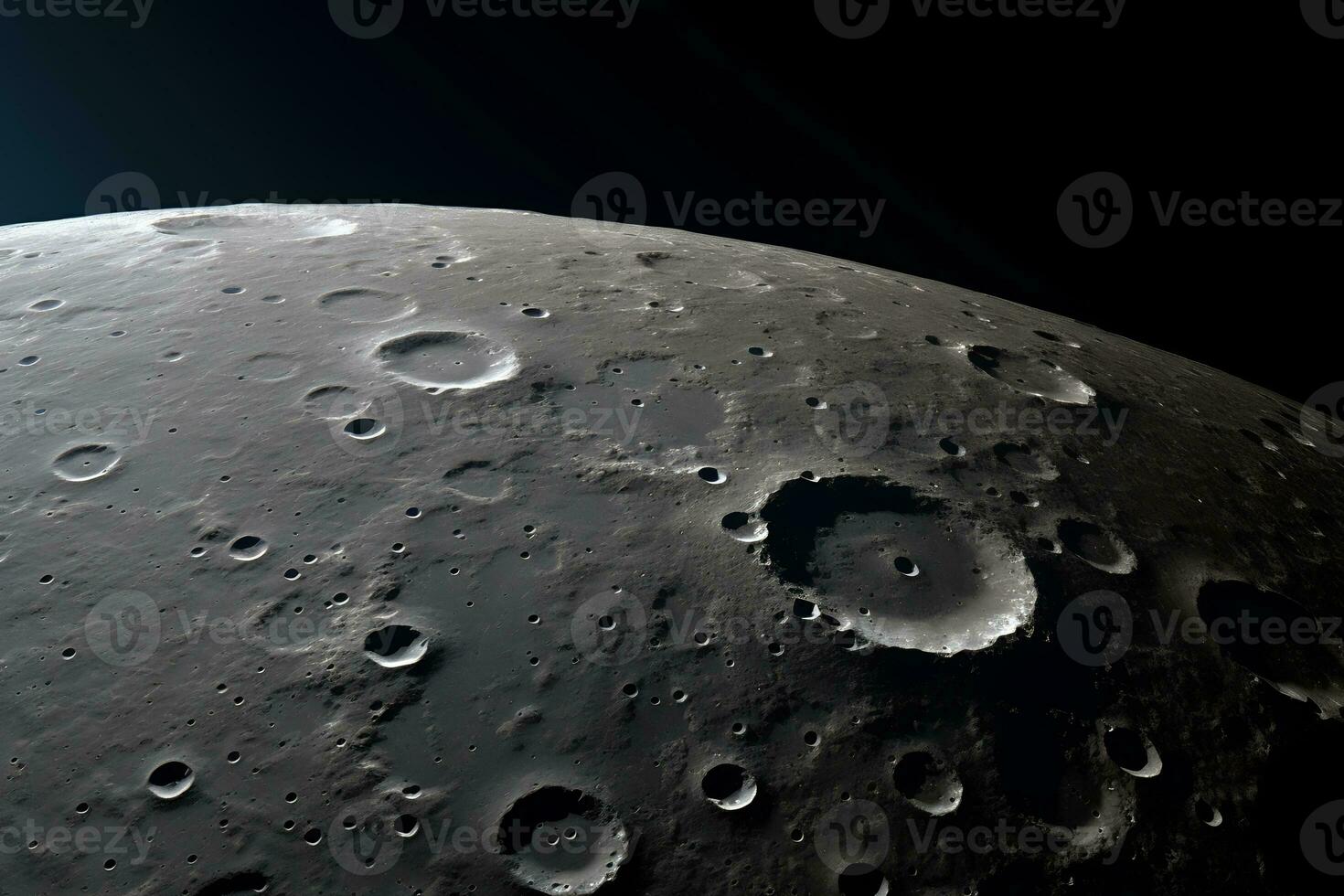 a photo of the moon stunning surface AI Generative