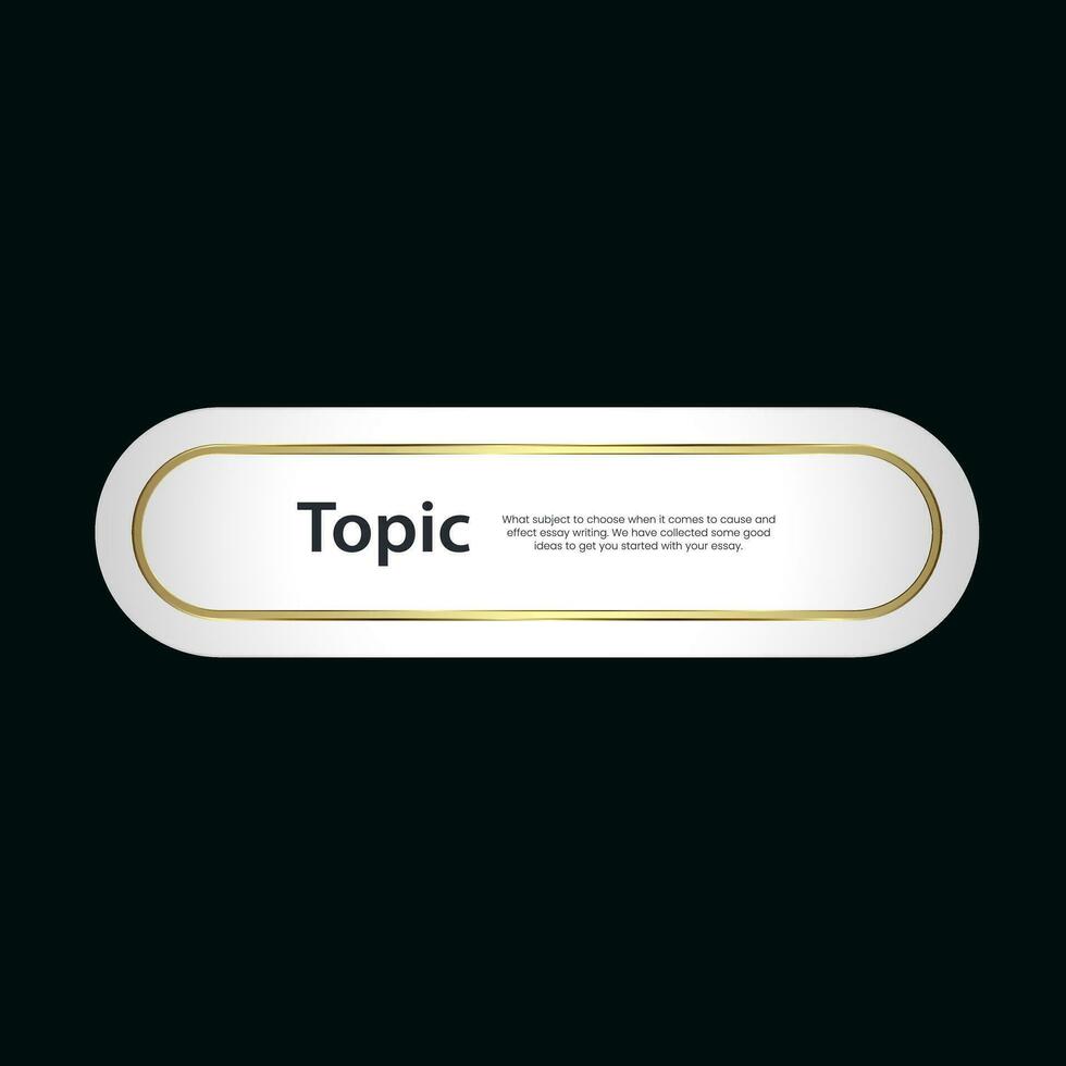 White premium frame with gold border decoration and glitter light effect element. on dark luxury background vector