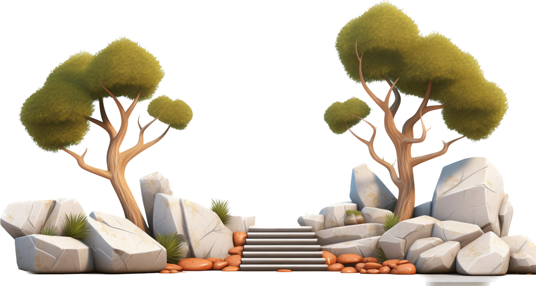 Outdoor png with AI generated.