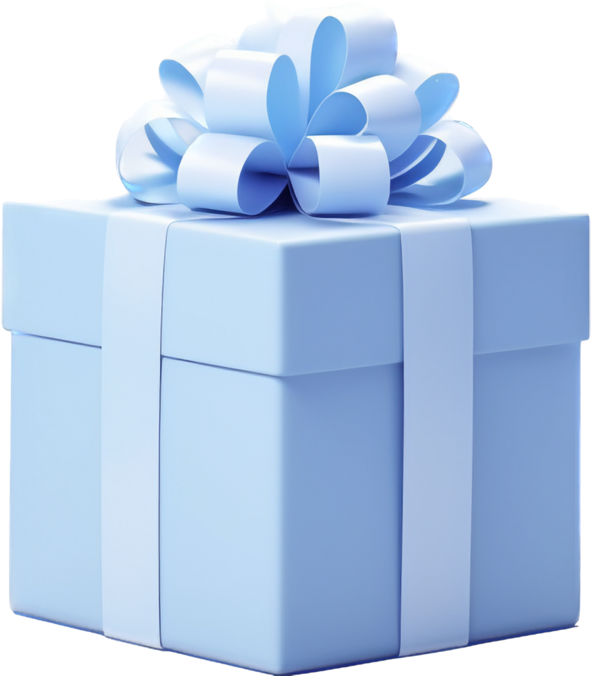 Gift box png with AI generated.