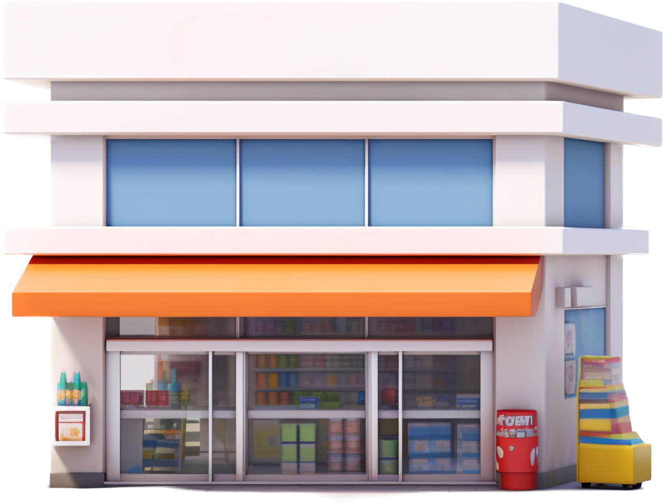 Store png with AI generated.