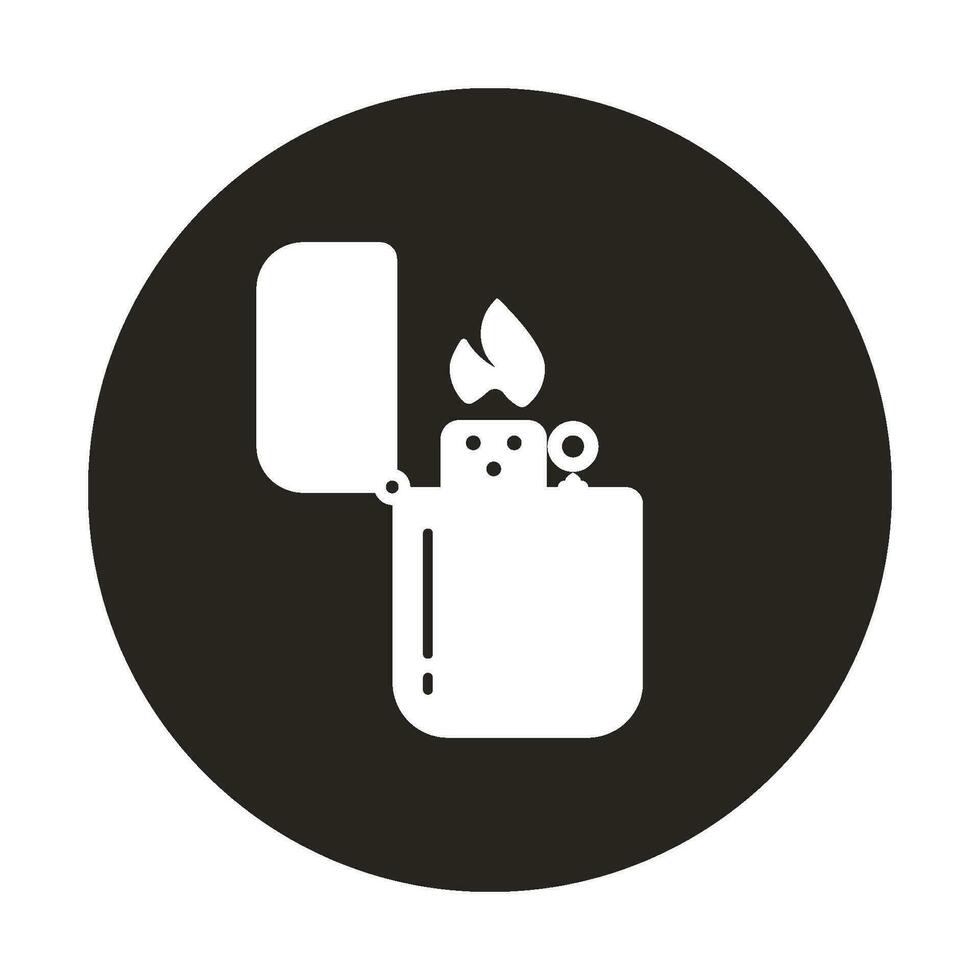 Gas Lighter icon vector