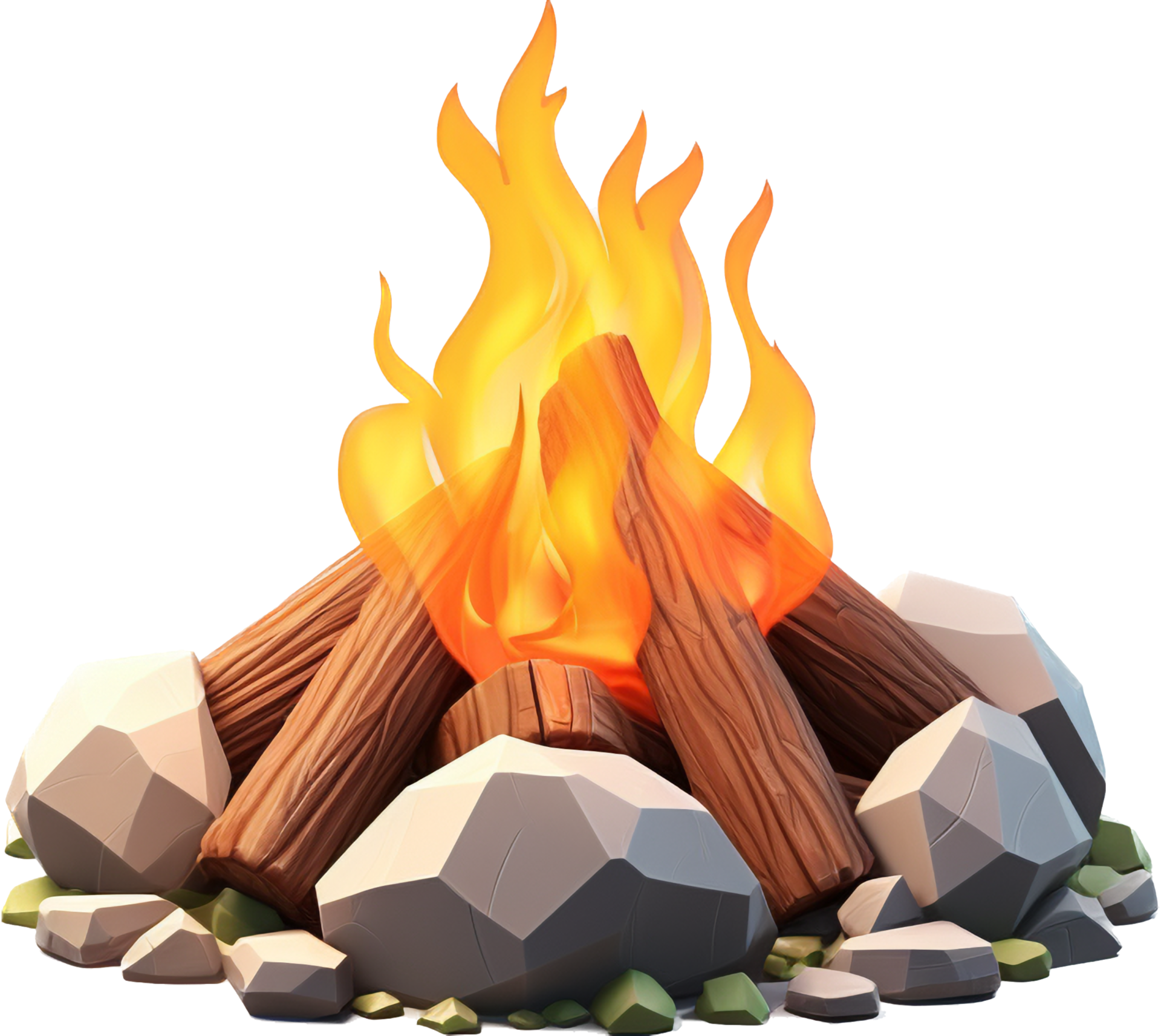 Campfire png with AI generated. 33504264 PNG