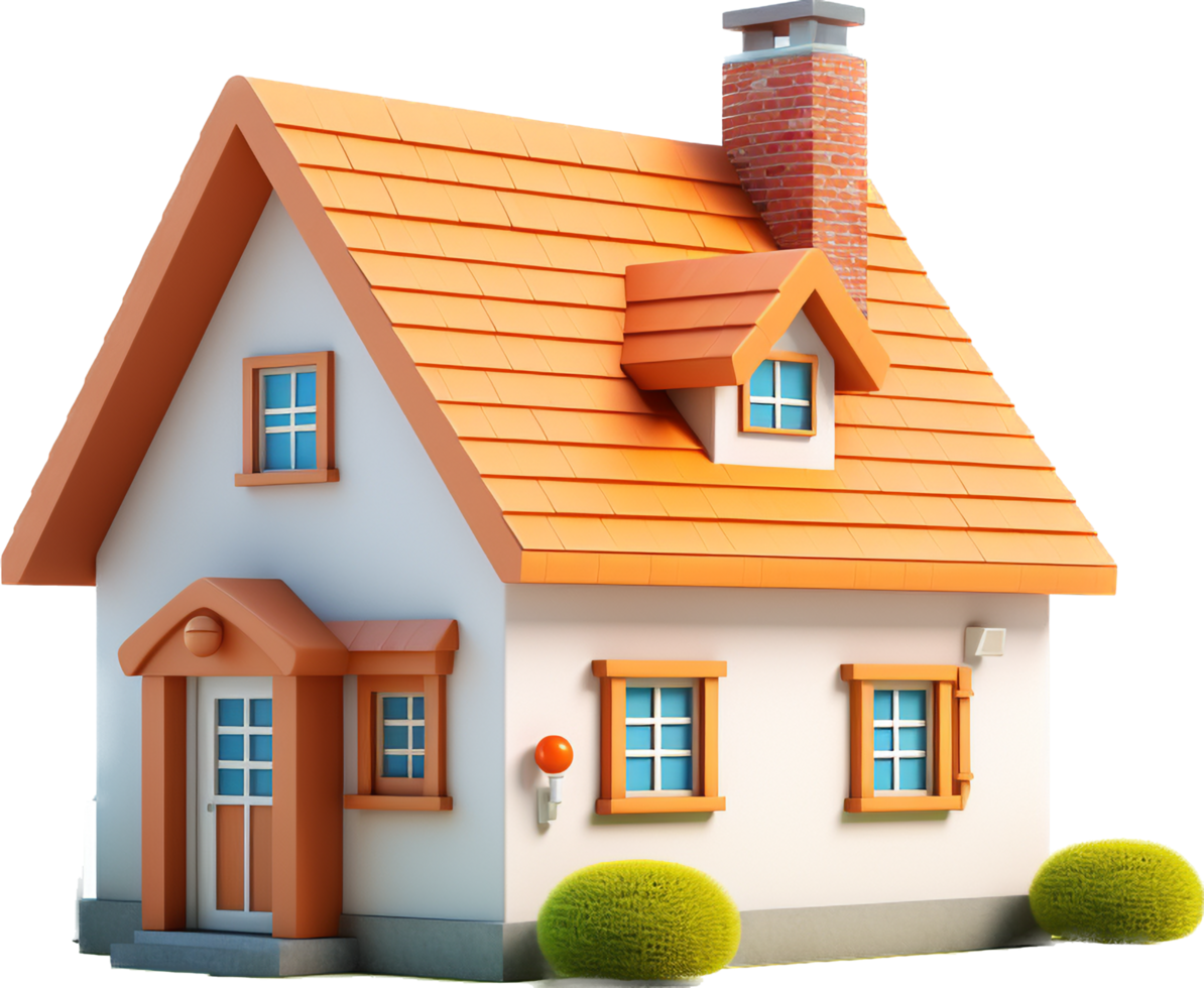 Home png with AI generated.