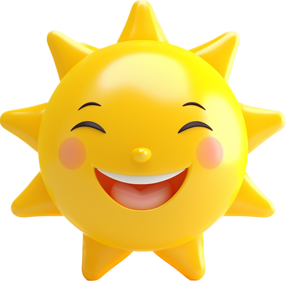 Sunny png with AI generated.