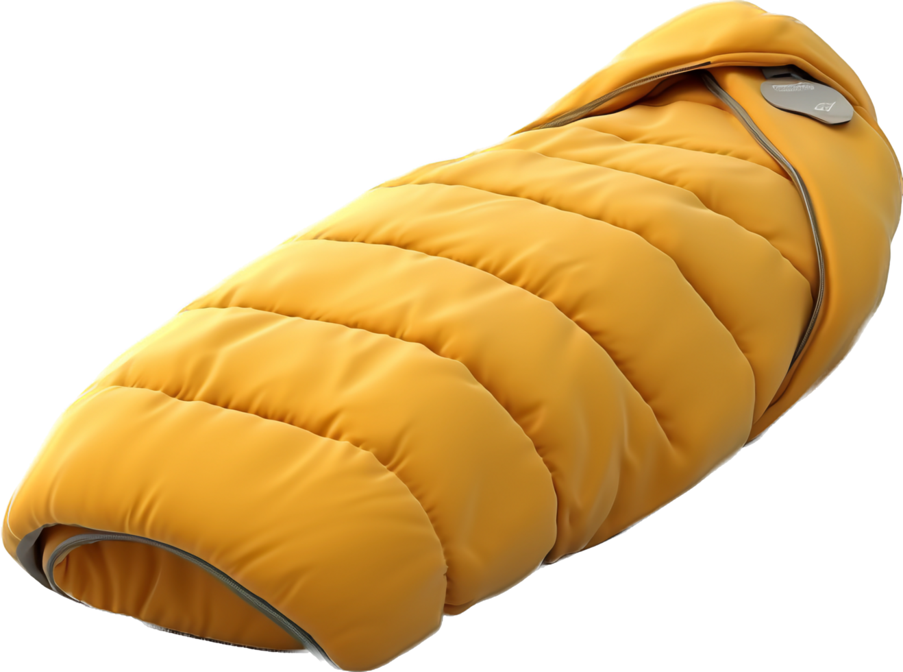 Sleeping bag png with AI generated.