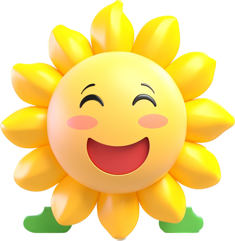 Sunny png with AI generated.