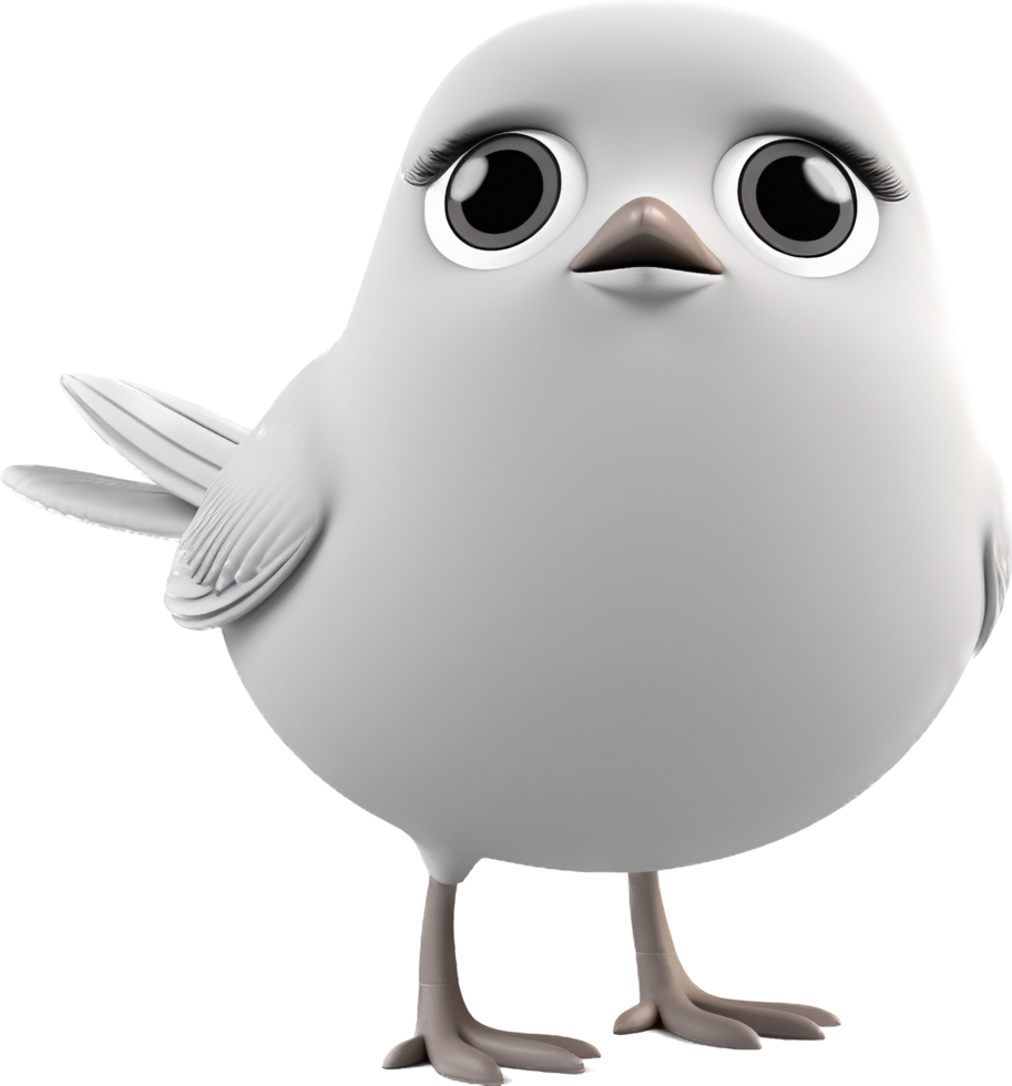 Bird png with AI generated.