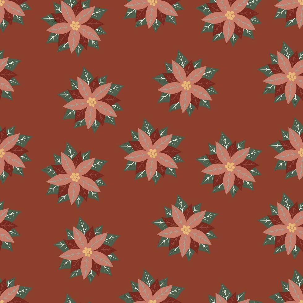 Seamless pattern with beautiful flowers. Perfect for wrapping paper, textile, fabric, print, wallpaper vector