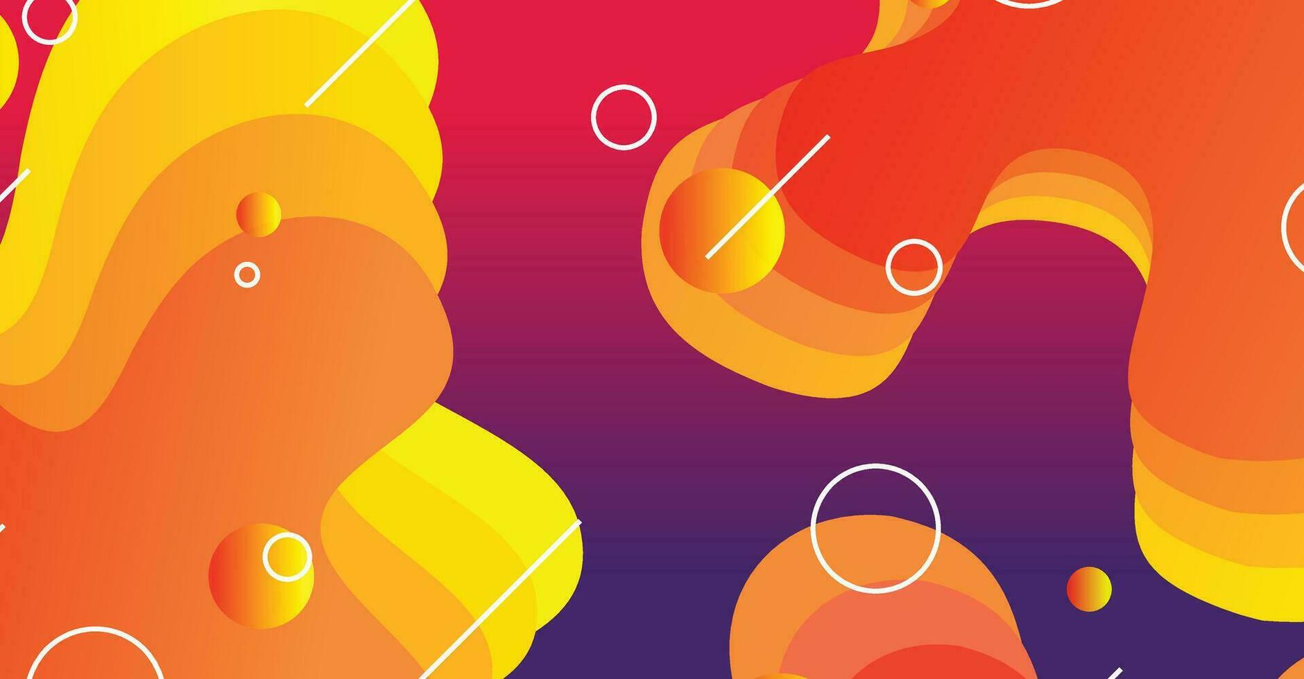 Abstract liquid wave background with colorful background vector