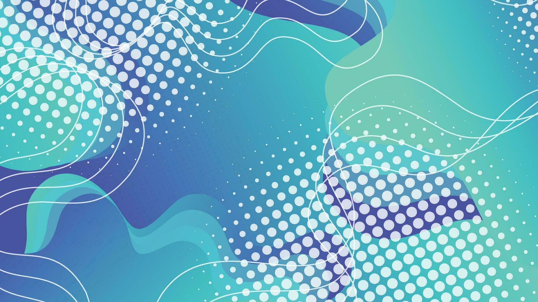 Abstract liquid wave background with blue color background vector