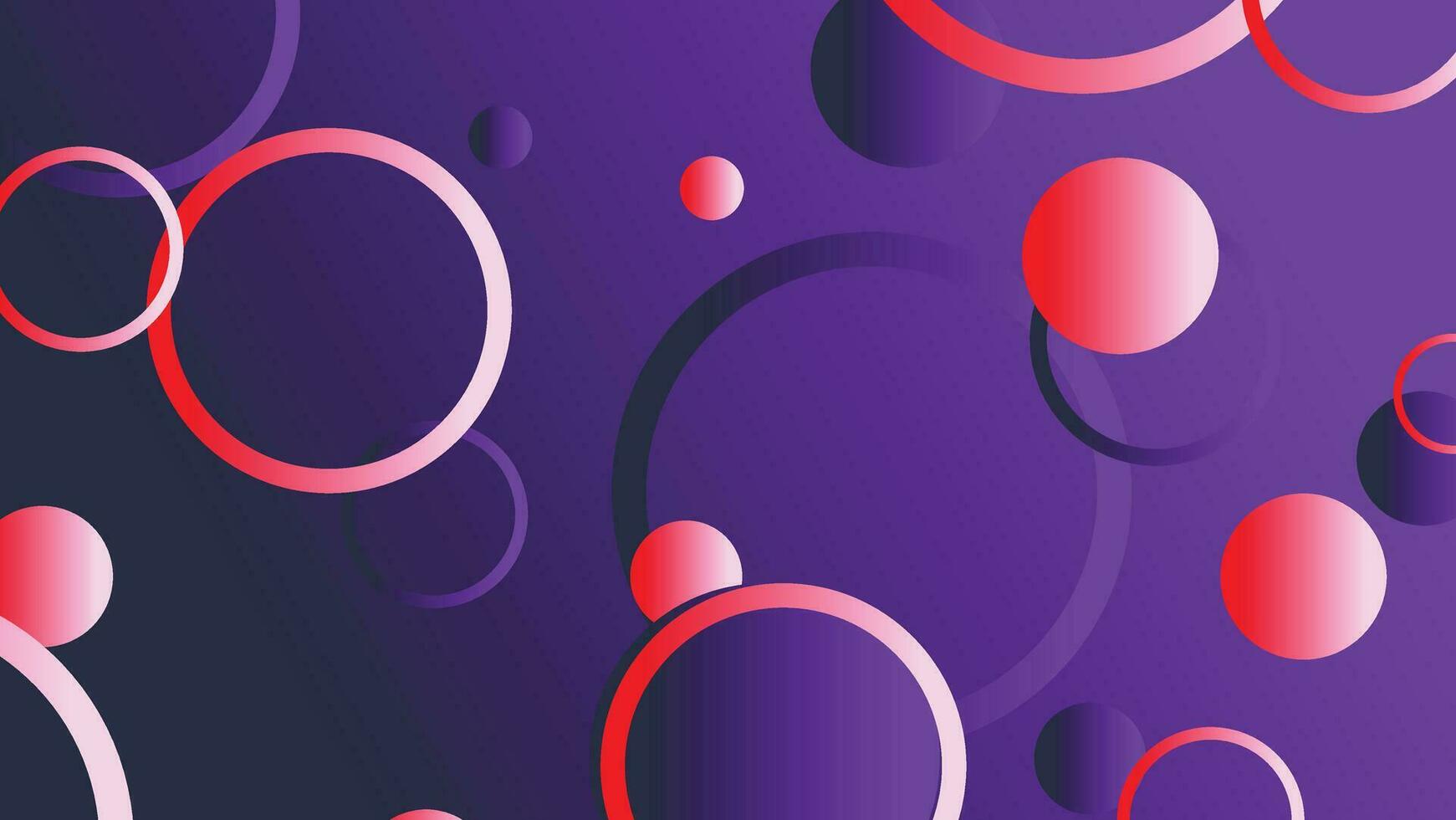 Abstract minimal gradient geometric circle background vector