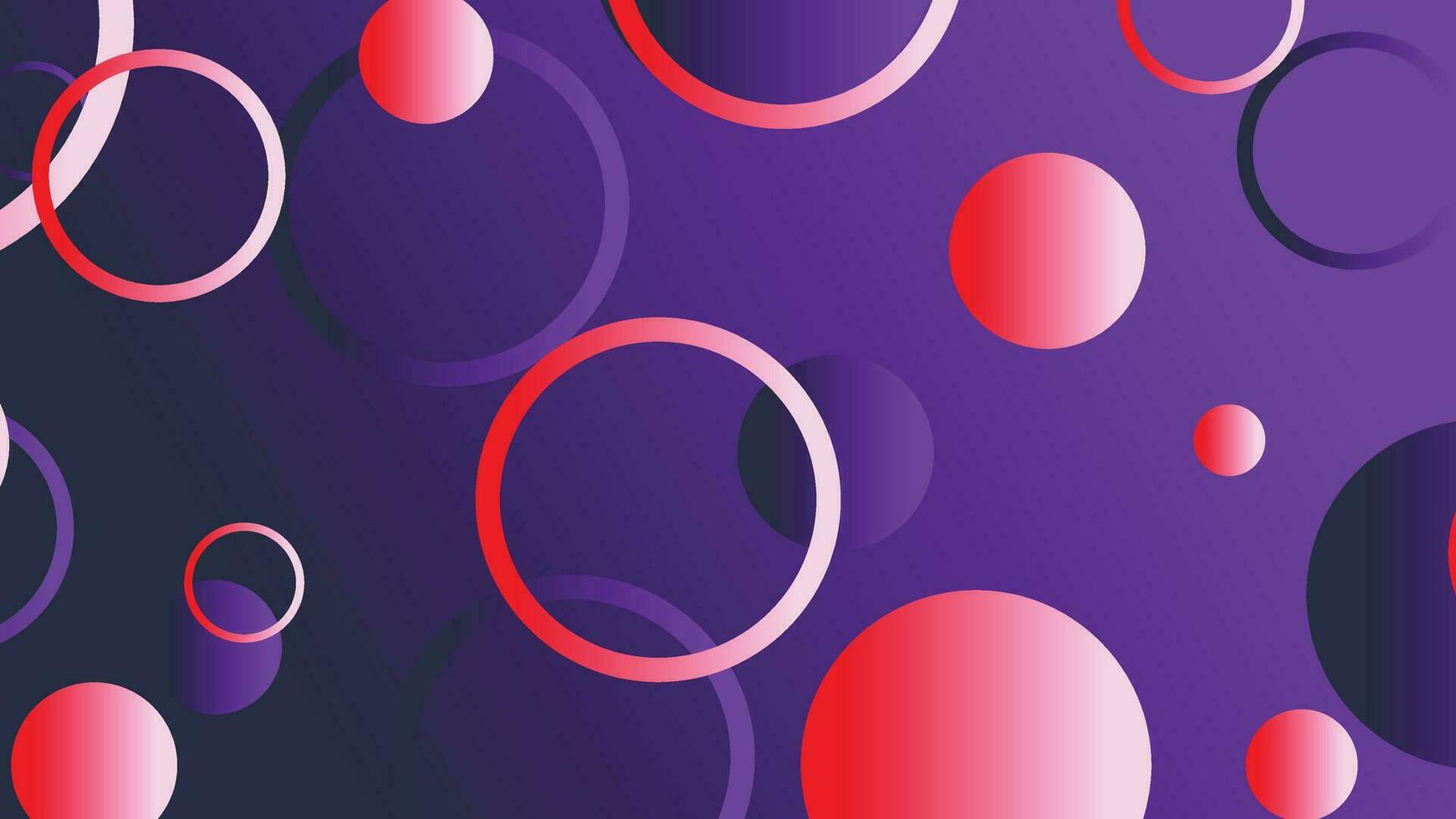 Abstract minimal gradient geometric circle background vector