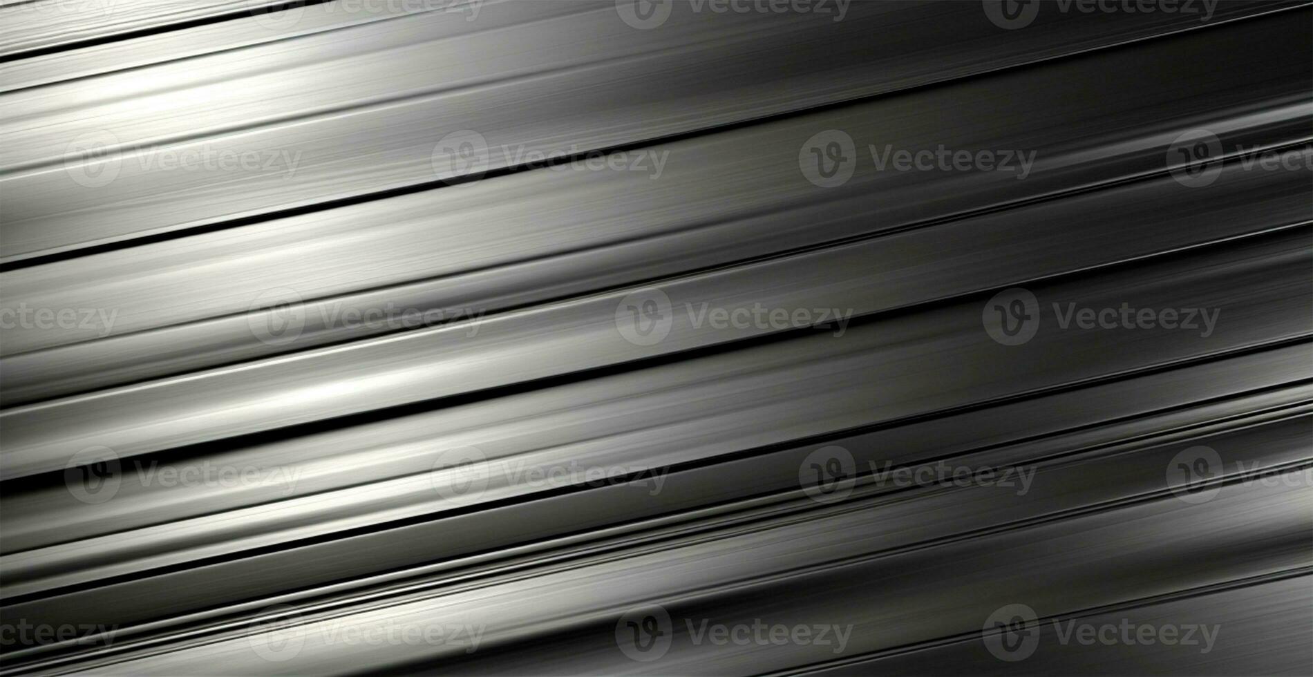 Panoramic metal texture, steel silver background - AI generated image photo