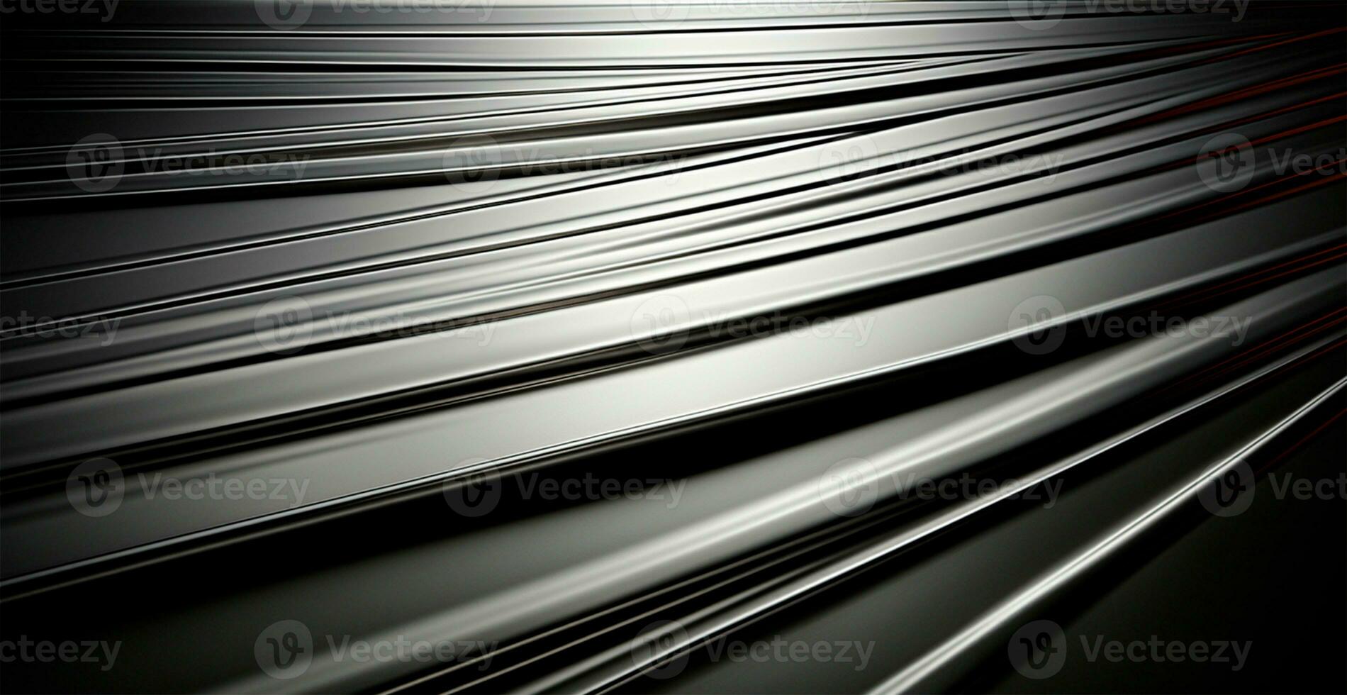 Panoramic metal texture, steel silver background - AI generated image photo