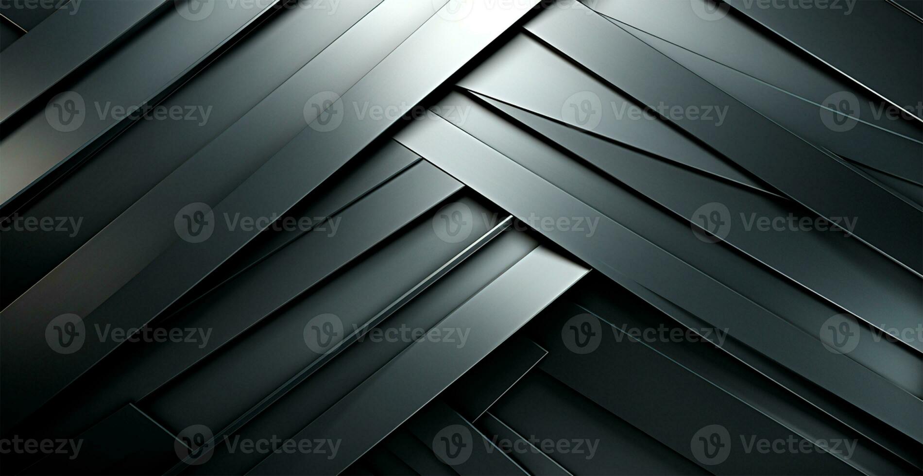 Panoramic metal texture, steel silver background - AI generated image photo