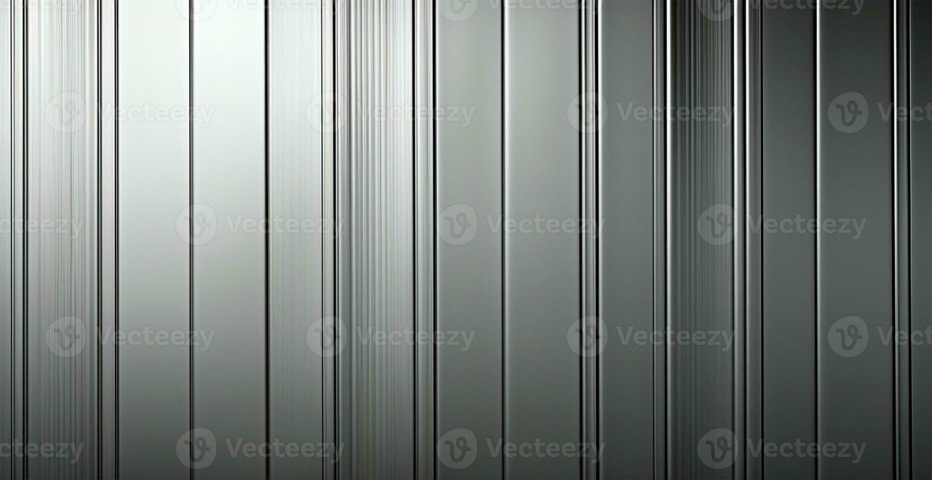 Panoramic metal texture, steel silver background - AI generated image photo