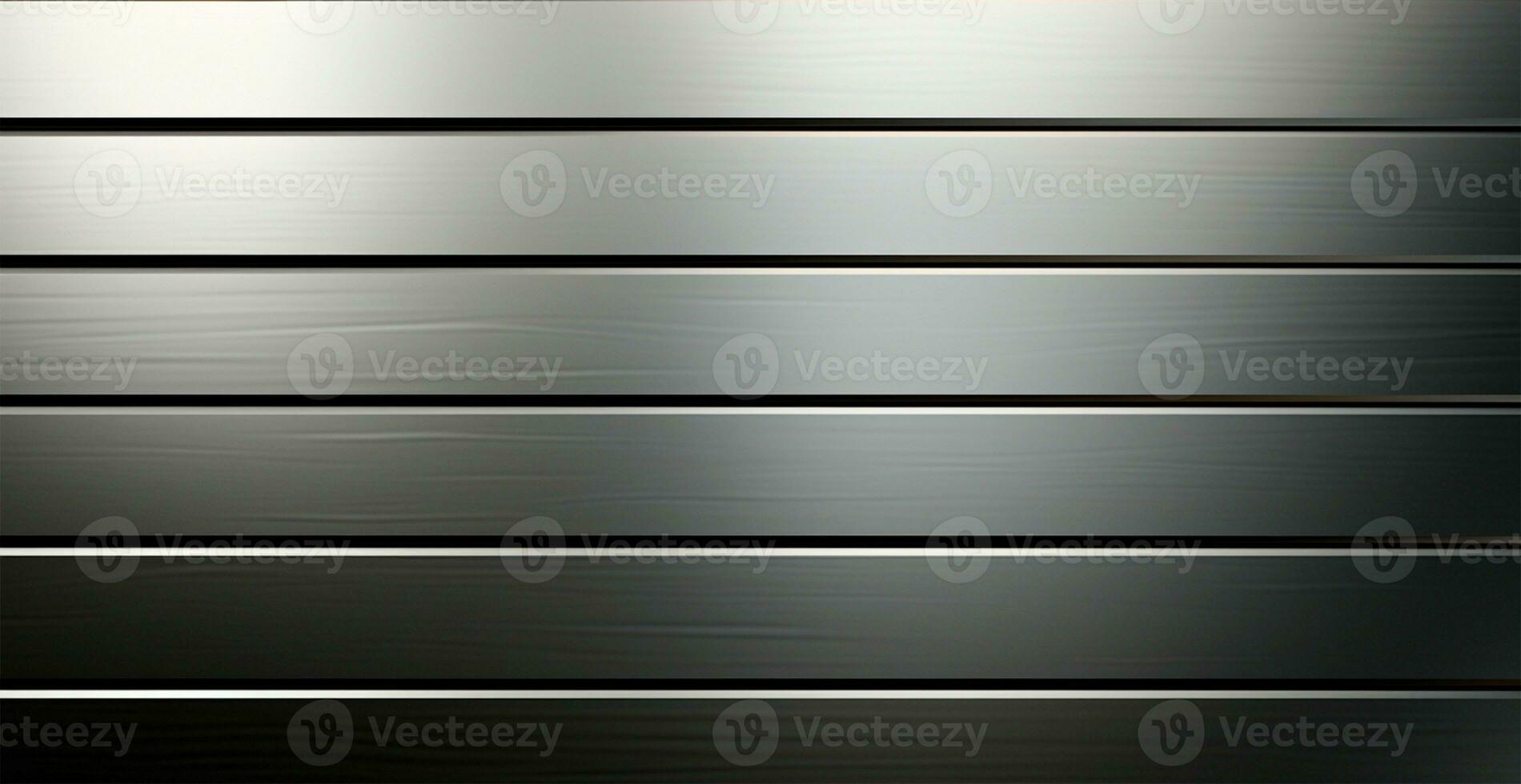 Panoramic metal texture, steel silver background - AI generated image photo