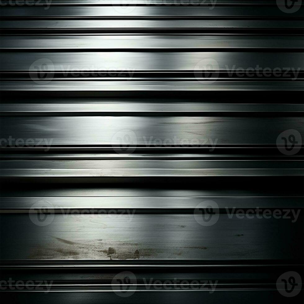 Metal texture, steel silver background - AI generated image photo