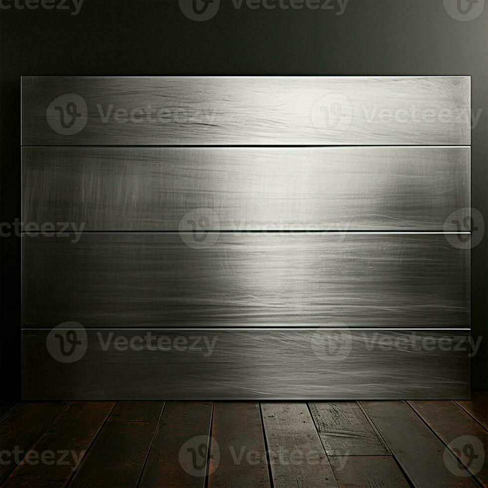 Metal texture, steel silver background - AI generated image photo