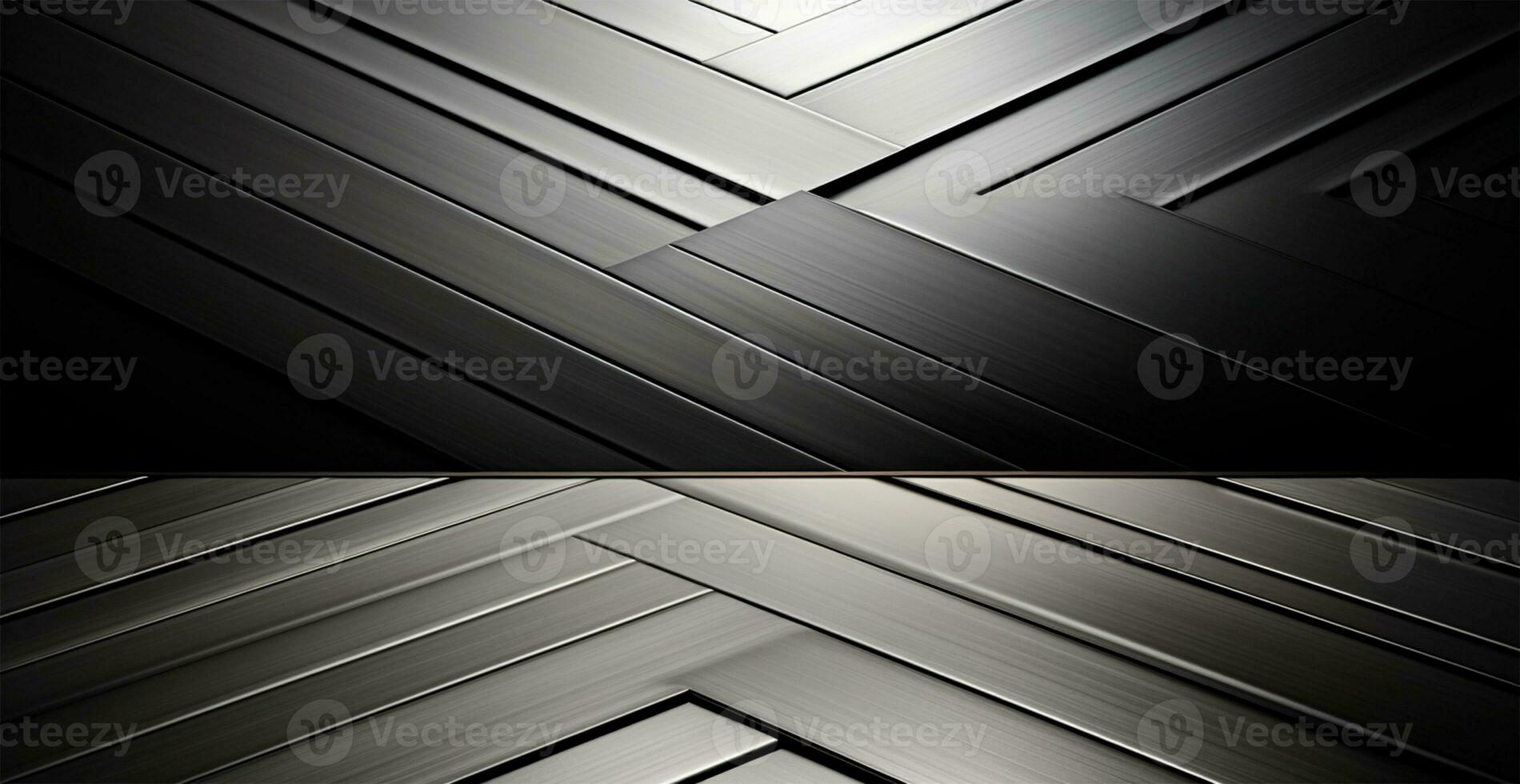 Panoramic steel metal background, advertising template - AI generated image photo