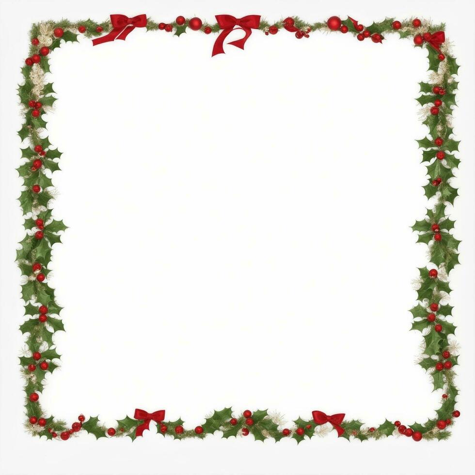 Christmas border frame Ai Generative 33506803 Stock Photo at Vecteezy