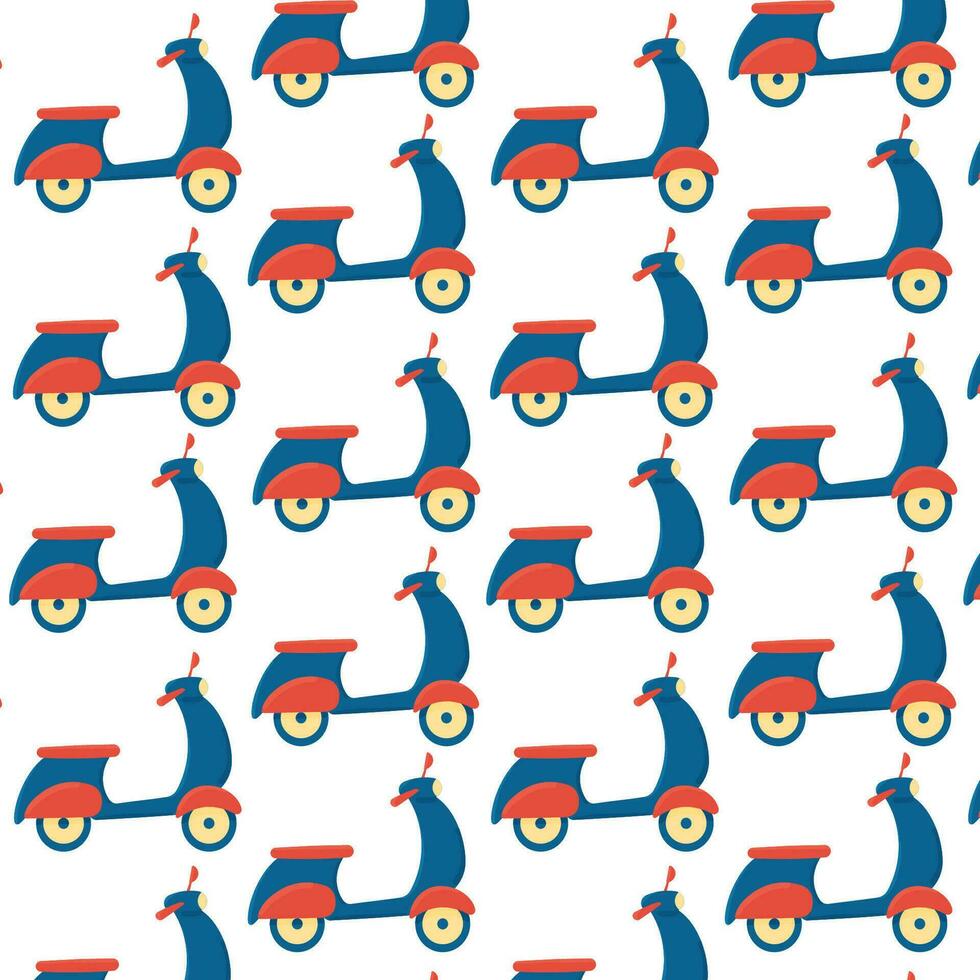 moped motorcycle delivery ride france textile r vector