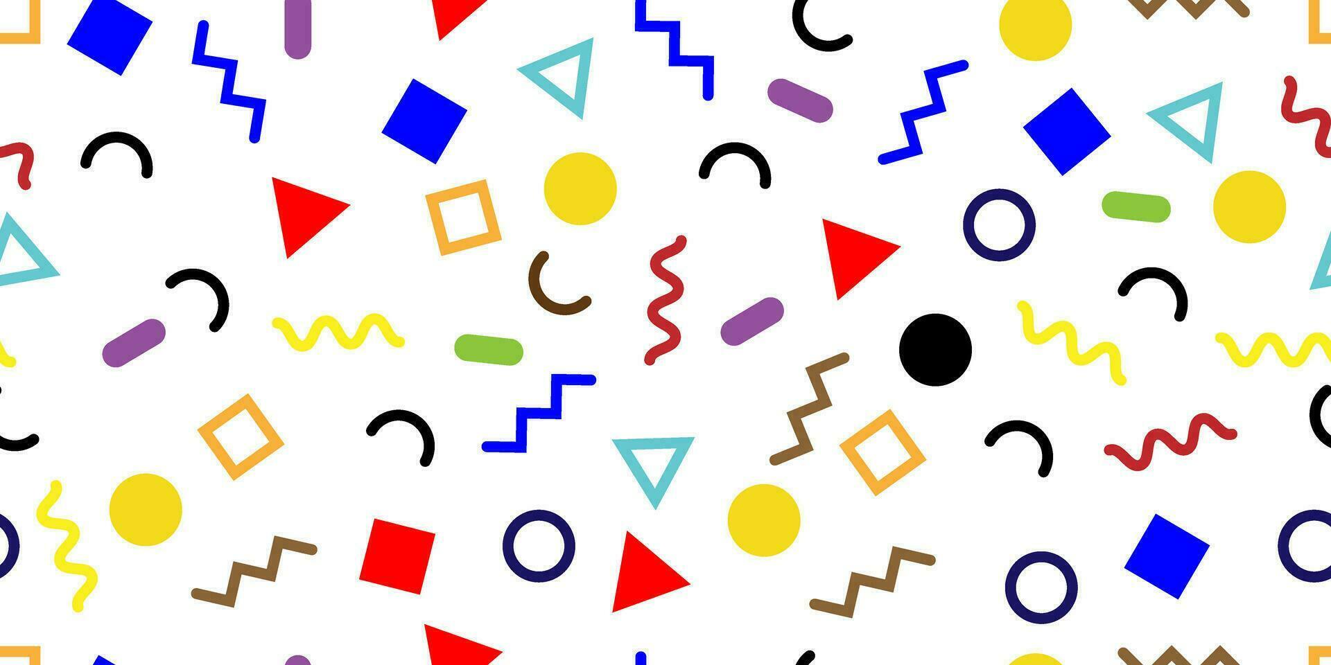 abstract party seamless pattern vector